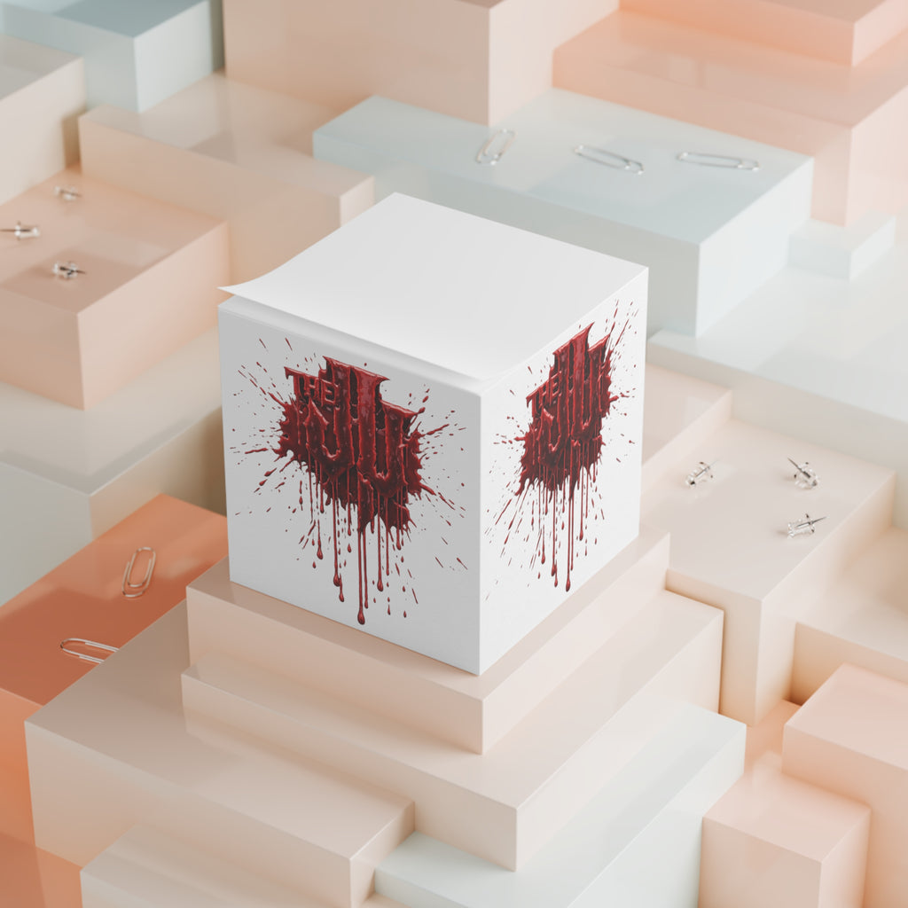 "The Ju' Bloody Sticky Note Cube