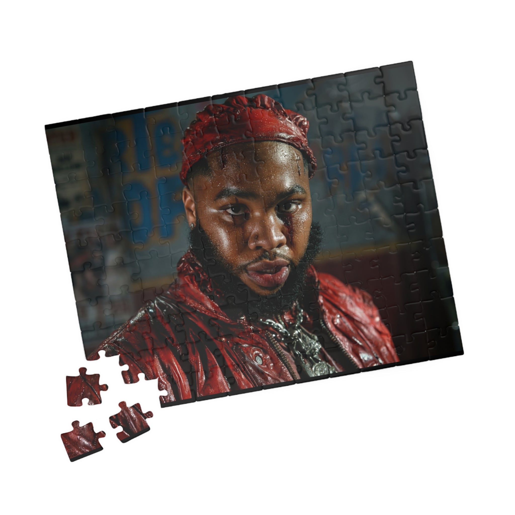 Portrait Photo Puzzle — Moody Urban Portrait Jigsaw (110/252/520/1014 pieces)