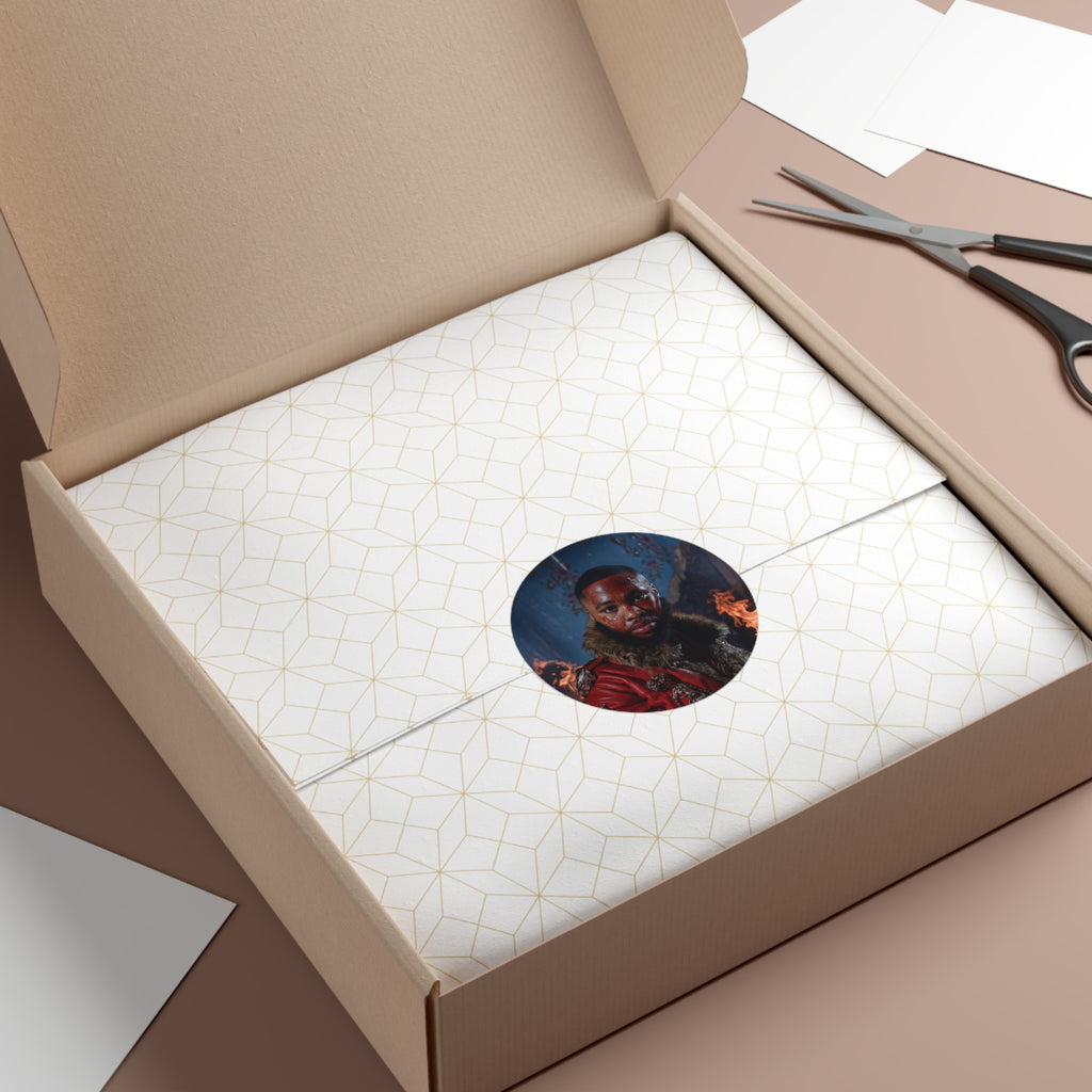 "JULIUS" Round Vinyl Album Cover Sticker