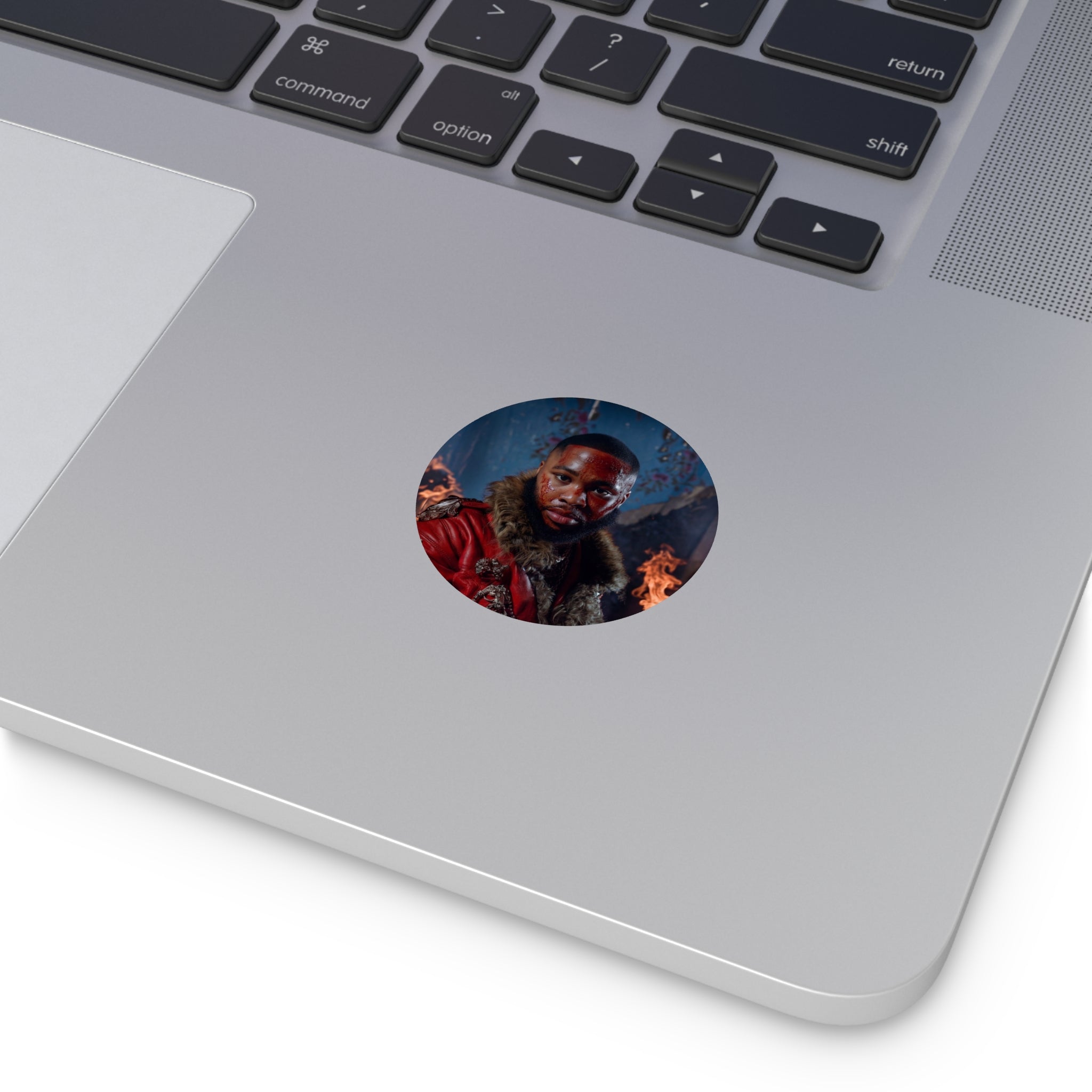 "JULIUS" Round Vinyl Album Cover Sticker