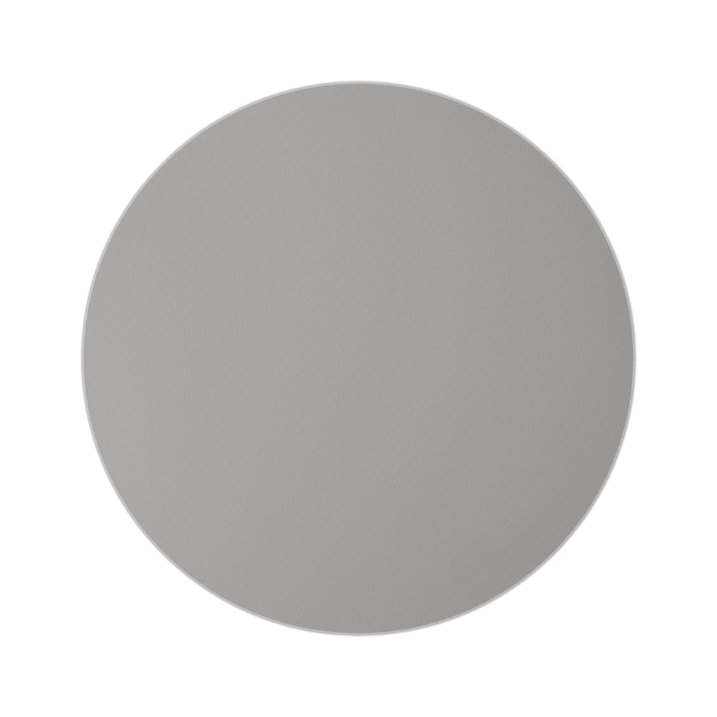 Round Decorative Rug — Regal Portrait Design
