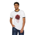 Horror Splatter Ringer T‑Shirt — 'The Void' Blood Drip Graphic