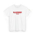 Blasphemy Tee — 'THE JU' Retro Red Graphic Cotton Shirt