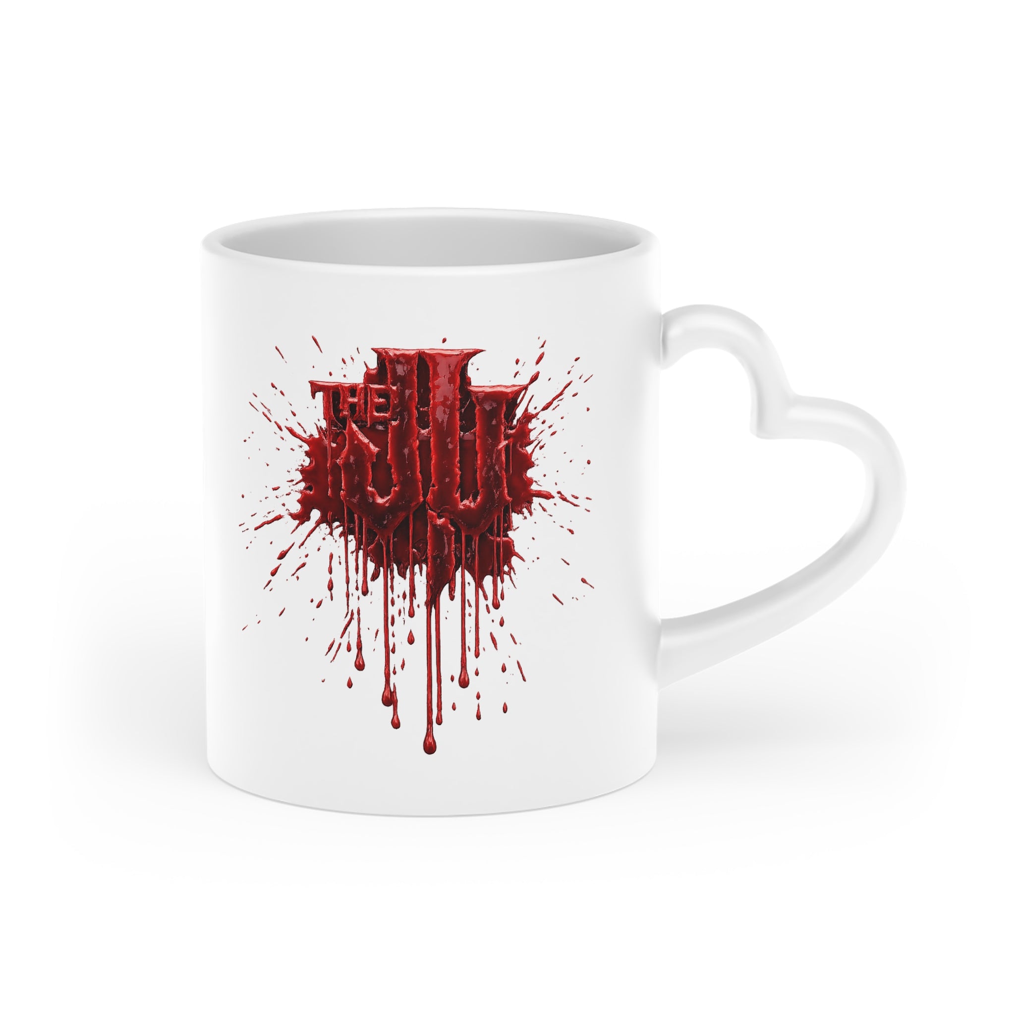 Bloody "LOVE 4 YOU" Dripping Blood Heart Valentine's Coffee Mug