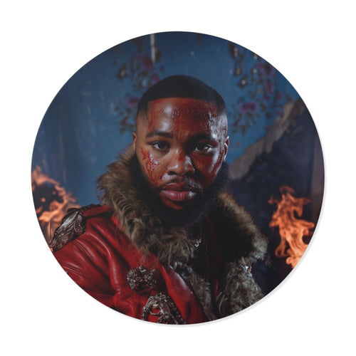 "JULIUS" Round Vinyl Album Cover Sticker