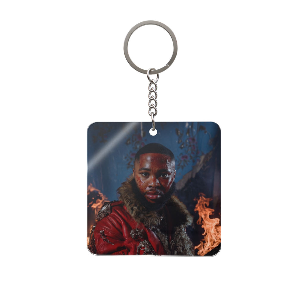 “JULIUS” Square Keychain