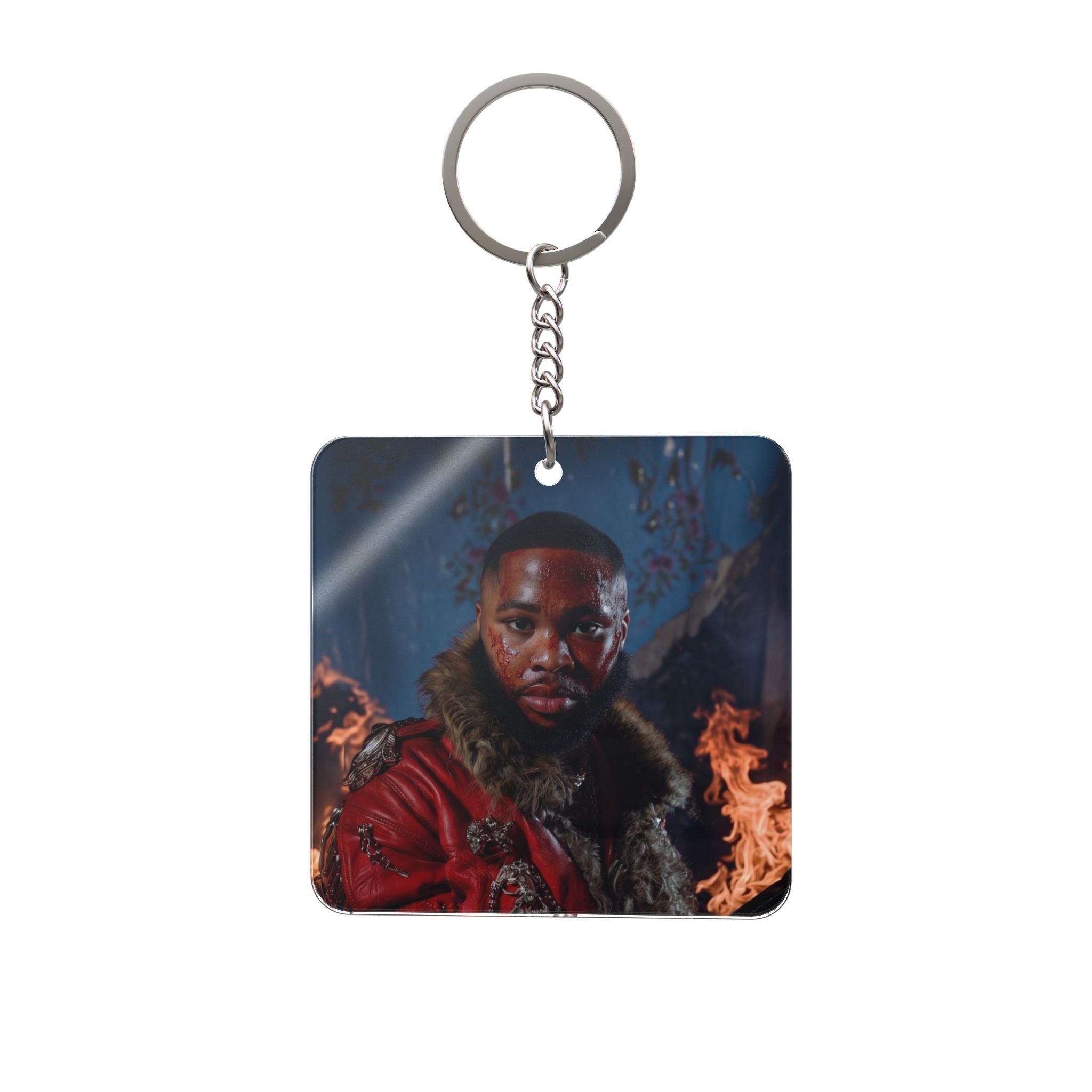 “JULIUS” Square Keychain