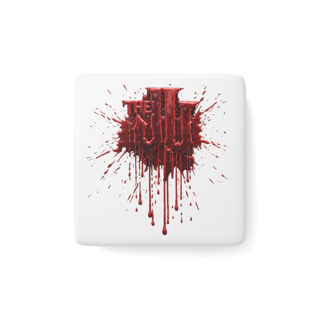 "The Ju" Bloody Porcelain Magnet, Square