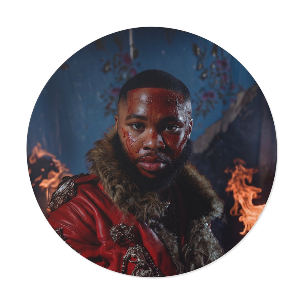 "JULIUS" Round Vinyl Album Cover Sticker