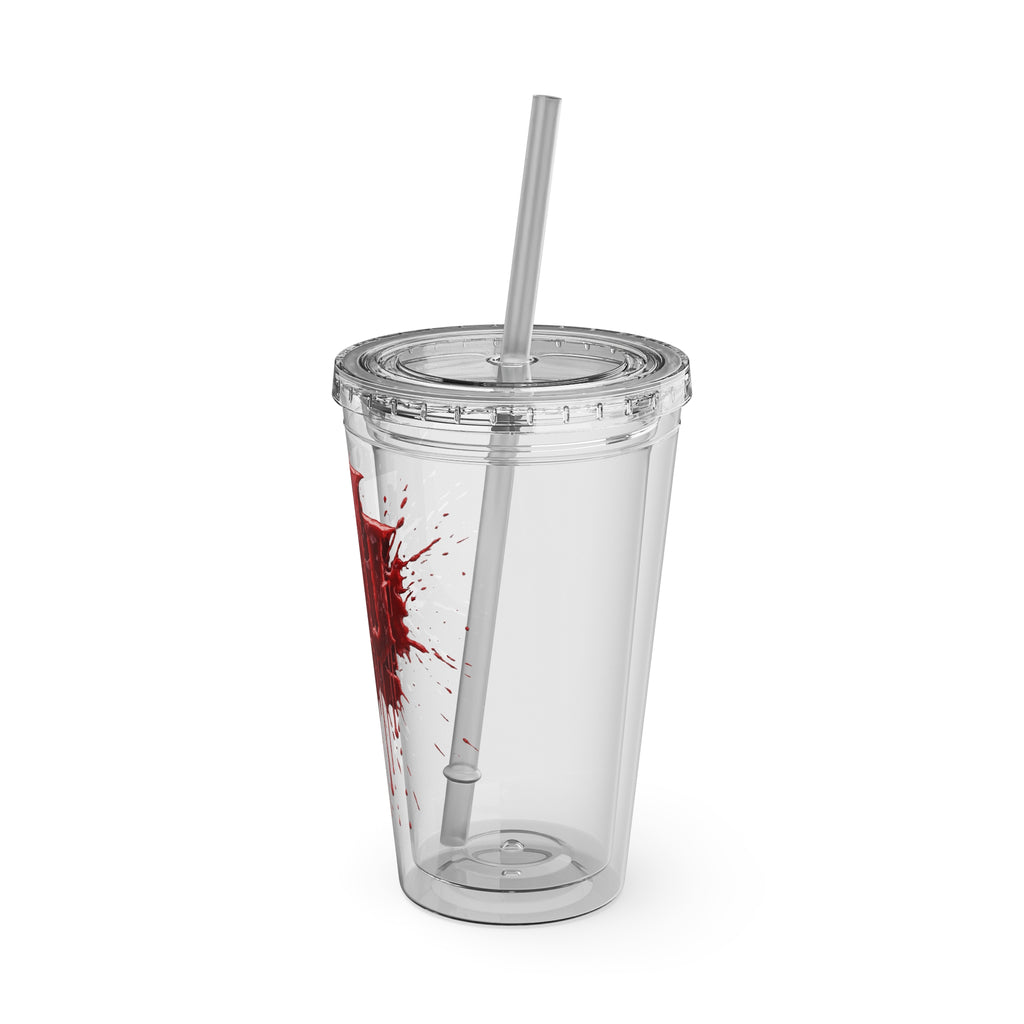 “The Ju” Bloody Tumbler w/ Straw